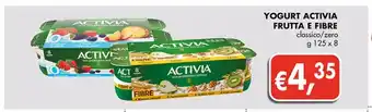 Supermercato Coal Yogurt activia frutta e fibre 125g x 8 offerta