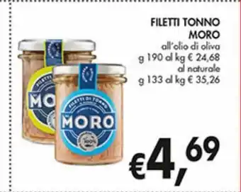 Supermercato Coal Filetti tonno moro offerta
