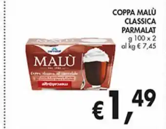 Supermercato Coal Coppa malù classica parmalat 100g x 2 offerta