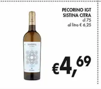 Supermercato Coal Pecorino igt sistina 75cl citra offerta