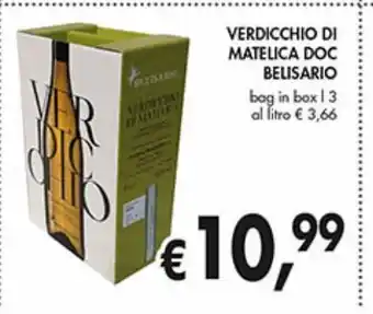 Supermercato Coal Verdicchio di matelica doc belisario offerta