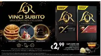 Supermercato Coal Caps caffè l'or offerta