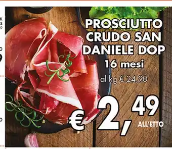 Coal City Prosciutto crudo san daniele dop offerta