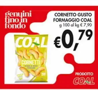 Supermercato Coal Cornetto gusto formaggio coal 100g offerta