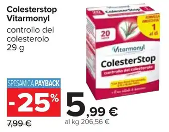 Carrefour Vitarmonyl Colesterstop controllo del colesterolo 29 g offerta