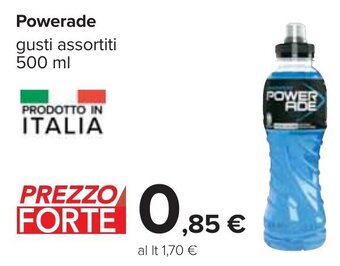 Carrefour Powerade gusti assortiti 500 ml offerta