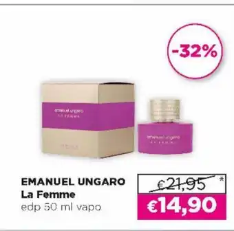 Acqua & Sapone Emanuel Ungaro La Feeme edp 50 ml vapo offerta