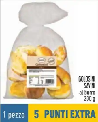 Conad Savini Golosini al burro 200 g offerta