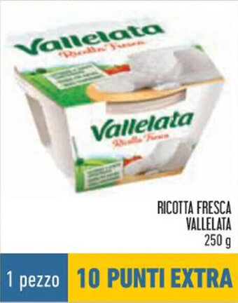 Conad Vallelata Ricotta Fresca 250 g offerta