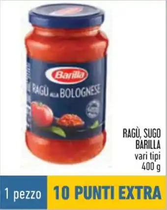 Barilla Ragù, Sugo vari tipi 400 g