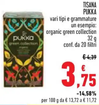 Conad Pukka Tisana vari tipi e grammature 32 g offerta