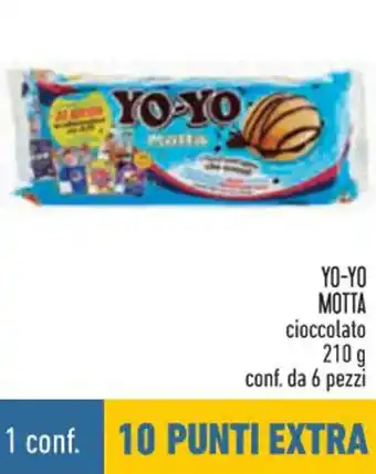 Conad Motta Yo-Yo cioccolato 210 g conf. da 6 pezzi offerta