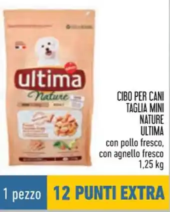 Ultima Nature Cibo per Cani Taglia Mini con pollo fresco, con agnello fresco 1,25 kg
