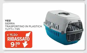 Sierra trasportino in plastica yes! tutti i tipi