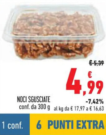 Conad Noci Sgusciate conf. da 300 g offerta