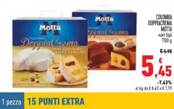 Conad Motta Colomba Doppiacrema vari tipi 700 g offerta