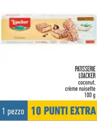 Conad Loacker Patisserie coconut, crème noisette 100 g offerta