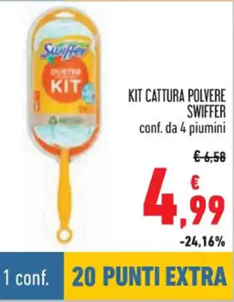 Swiffer Kit Cattura Polvere conf. da 4 piumini