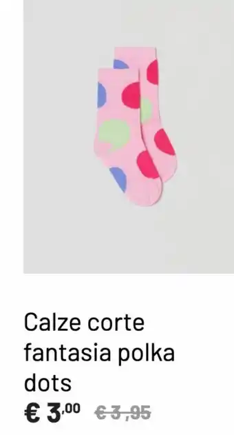 OVS Calze corte fantasia polka dots offerta