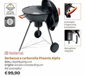 Bricocenter Barbecue a carbonella phoeniz alpha offerta