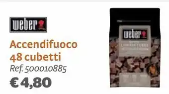 Bricocenter Accendifuoco 48 cubetti offerta
