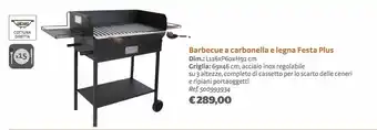 Bricocenter Barbecue a carbonella a legna festa plus offerta
