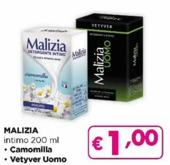 Acqua & Sapone Malizia Intimo Camomilla,Vetyver Uomo 200 ml offerta