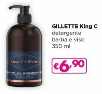 Acqua & Sapone Gilette King C detergente barba e viso 350 ml offerta