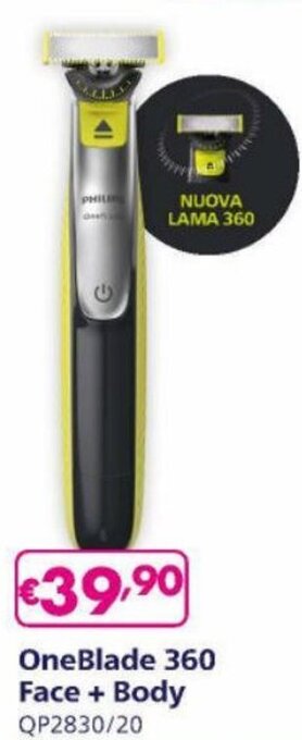 Acqua & Sapone OneBlade 360 Face + Body offerta