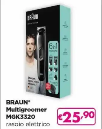 Acqua & Sapone Braun* Multigroomer MGK3320 offerta