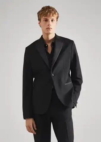 Giacca completo revers satinati