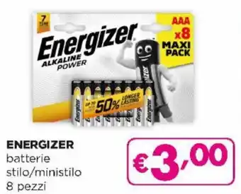 Acqua & Sapone Energizer batterie stilo/ministilo 8 pezzi offerta