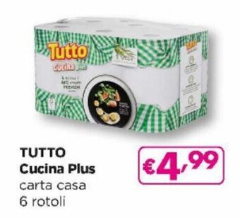 Acqua & Sapone Tutto Cucina Plus carta casa 6 rotoli offerta