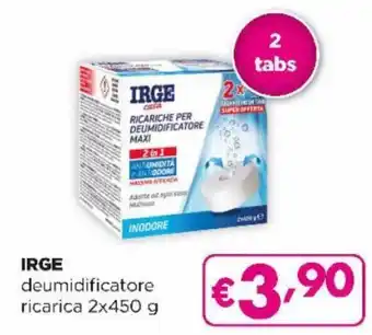Irge deumidificatore ricarica 2 x 240 g