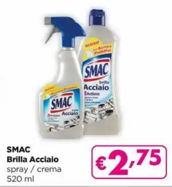 Acqua & Sapone SMAC Brilla Acciail Spray/Crema 520 ml offerta