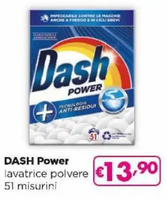 Acqua & Sapone Dash Power lavatrice polvere 51 misurini offerta
