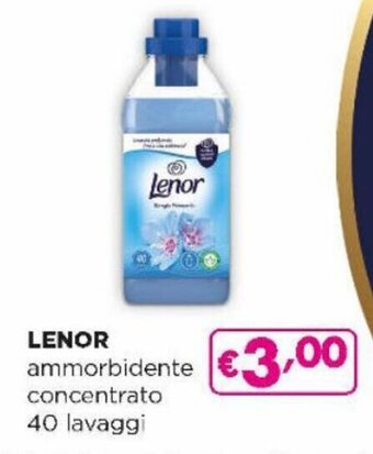 Acqua & Sapone Lenor ammorbidente concentrato 40 Lavaggi offerta