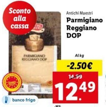 Lidl Antichi Maestri Parmigiano Reggiano DOP offerta