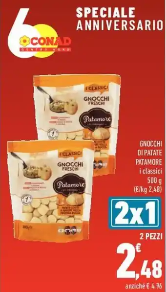 Conad Patamore Gnocchi di Patate i classici 500 g offerta