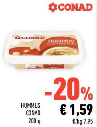 Conad Conad Hummus 200 g offerta