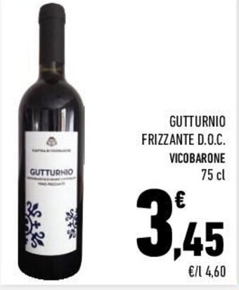 Conad Gutturnio Frizzante D.O.C. Vicobarone 75 cl offerta