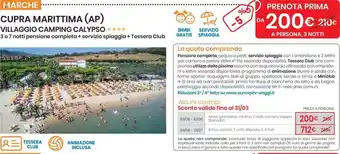 Eurospin Cupra Marittima (AP) Villaggio Camping Calypso offerta