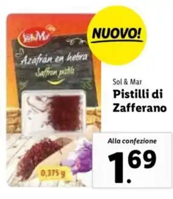 Lidl Sol & Mar Pistilli di Zafferano Alla Confezione offerta