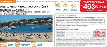 Arzachena - Baja Sardinia (SS) Club Esse Cala Bitta