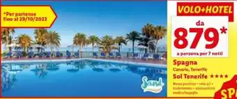 Lidl Spana Canarie, Tenerife Sol Tenerife offerta