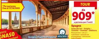 Lidl Spagna Costa del Sol - Siviglia - Cordoba - Granada - Gibilterra offerta