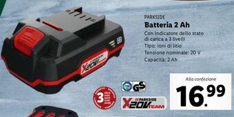 Parkside Batteria 2 Ah