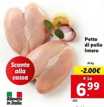 Lidl Petto di Pollo Intero offerta