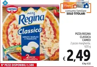 Spazio Conad Cameo Pizza Regina Classica 2 Pizze Margherita, 620 g offerta