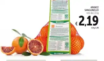 Spazio Conad Arance Sanguinello Rete da 1,5 kg offerta